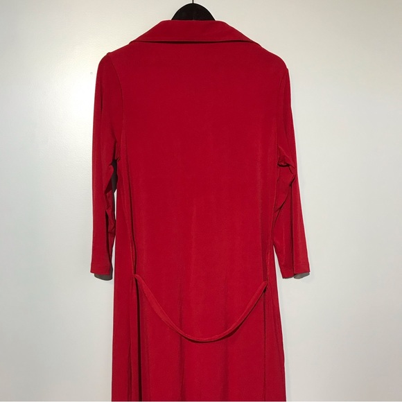 2 for $20 DS Italy Red Dress with Tie Waist. Large - Picture 2 of 7